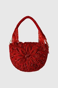 Dahlia Beaded Handbag