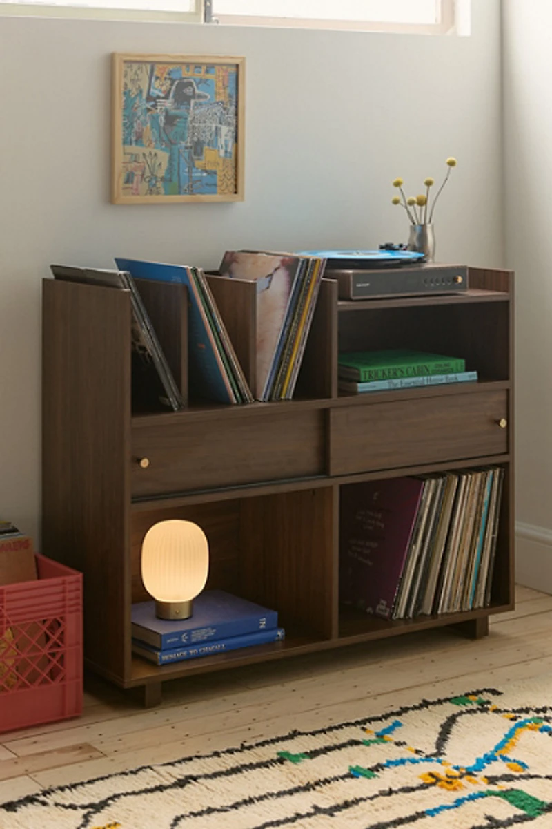 Crosley Dylan Record Player Storage Cabinet