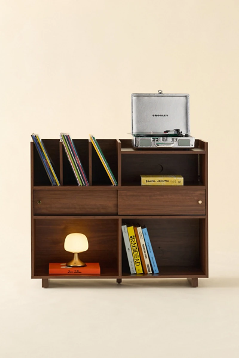Crosley Dylan Record Player Storage Cabinet