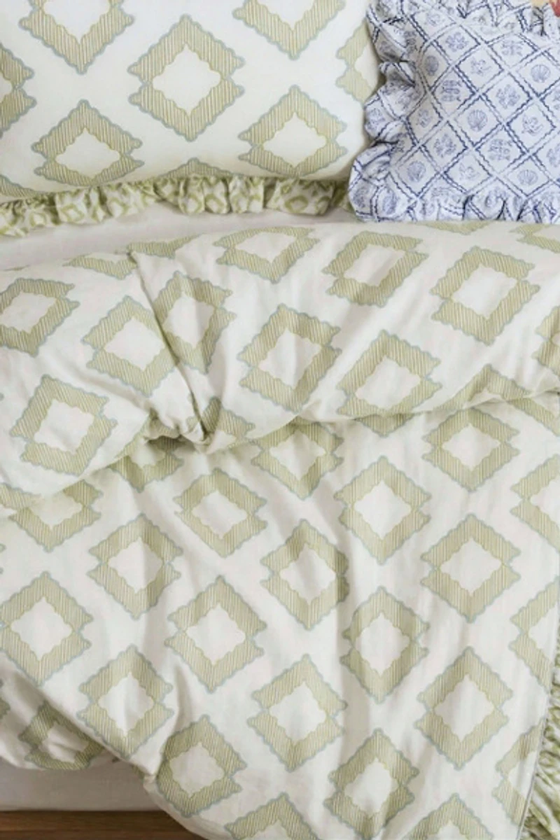 TBCo Cotton Diamond Duvet Bedding Set