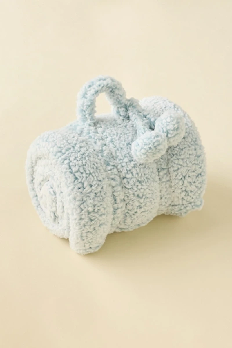 Mae Cozy Marled Fleece Throw Blanket