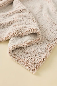 Mae Cozy Marled Fleece Throw Blanket