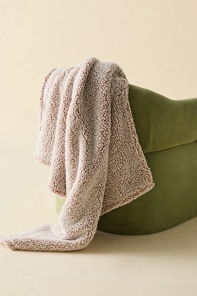 Mae Cozy Marled Fleece Throw Blanket
