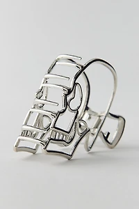Metal Skull Claw Clip