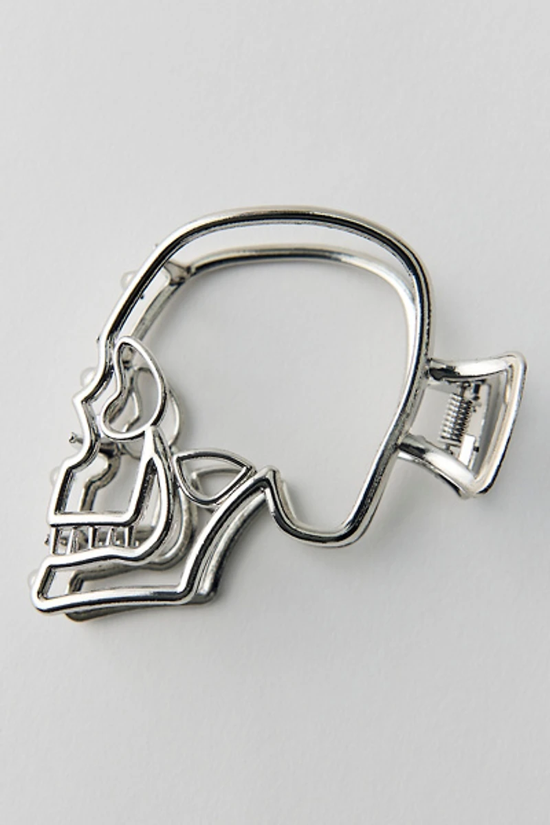 Metal Skull Claw Clip