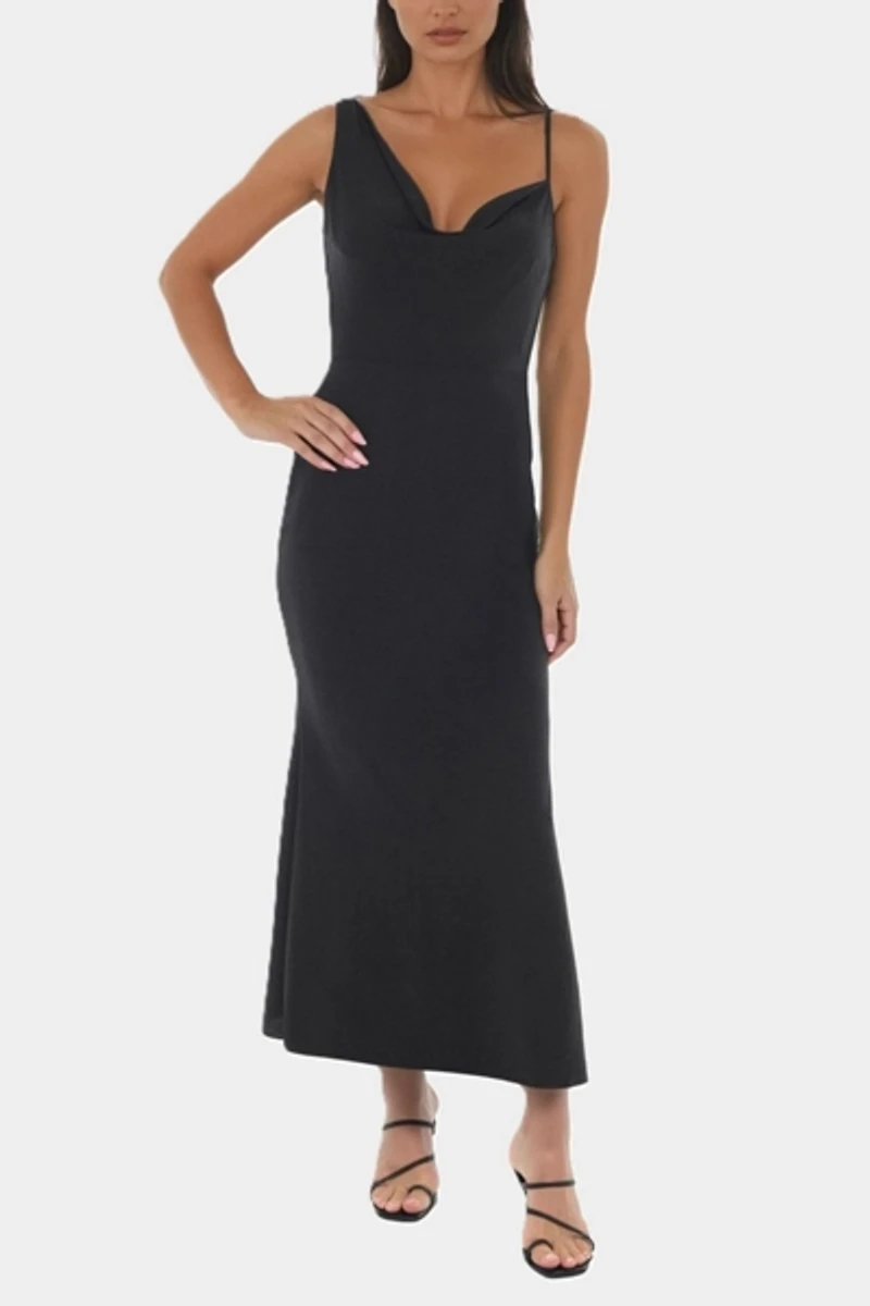 Bebe Airflow Cowl Maxi Dress