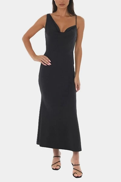 Bebe Airflow Cowl Maxi Dress