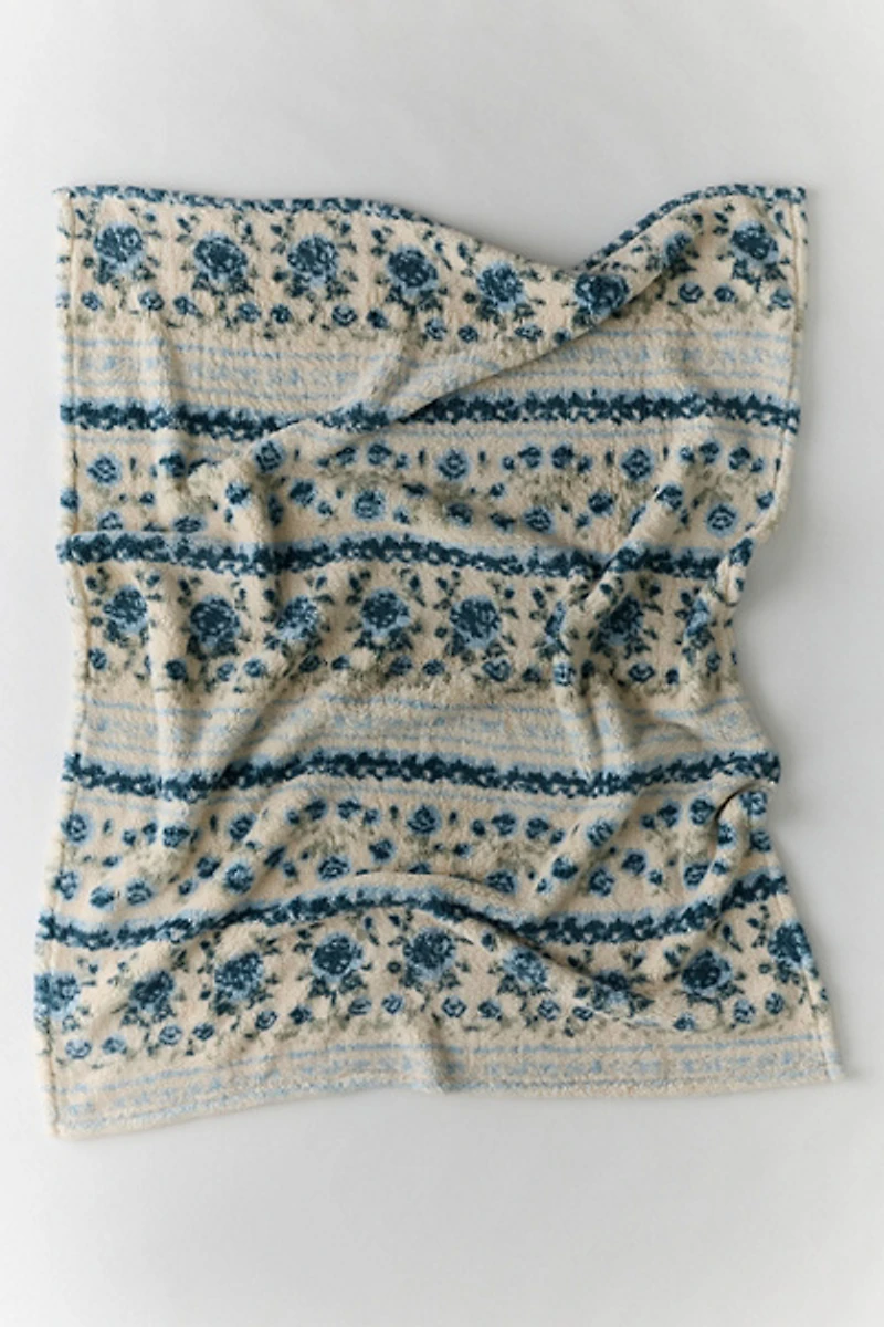 Mae Cozy Printed Fleece Throw Blanket