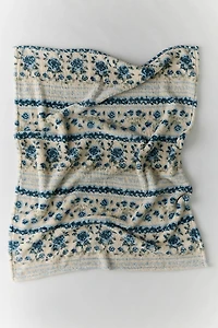 Mae Cozy Printed Fleece Throw Blanket