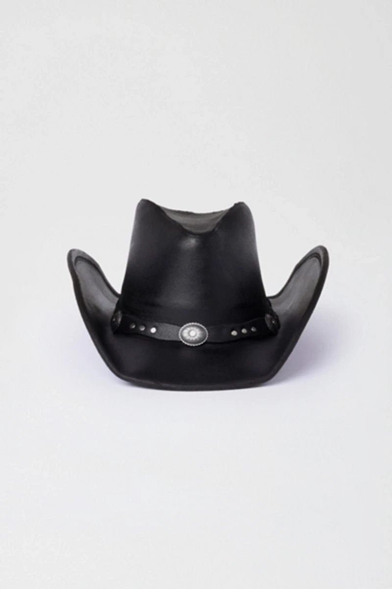 Minnetonka Leather Silverton Dude Cowboy Hat