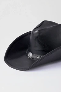 Minnetonka Leather Silverton Dude Cowboy Hat