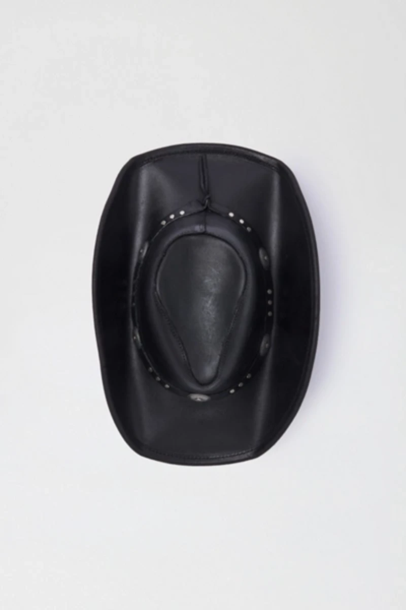 Minnetonka Leather Silverton Dude Cowboy Hat