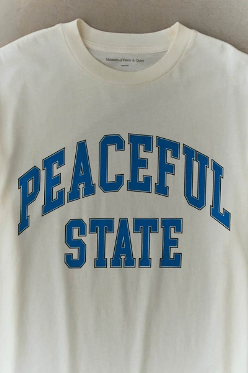Museum Of Peace & Quiet Peaceful State Graphic Tee