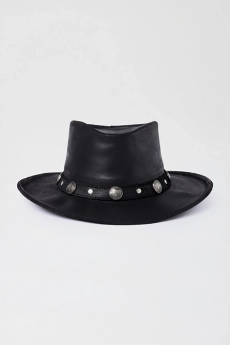 Minnetonka Leather Buffalo Nickel Cowboy Hat
