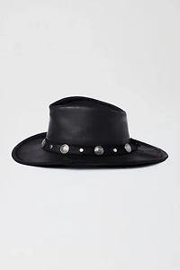 Minnetonka Leather Buffalo Nickel Cowboy Hat