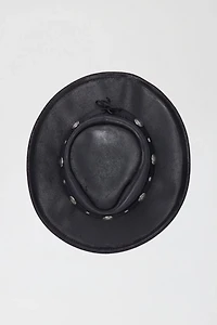Minnetonka Leather Buffalo Nickel Cowboy Hat