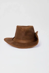 Minnetonka Leather Aussie Cowboy Hat