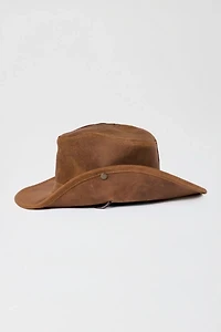 Minnetonka Leather Aussie Cowboy Hat