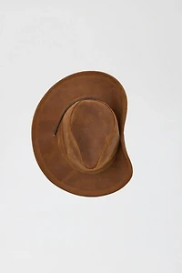 Minnetonka Leather Aussie Cowboy Hat