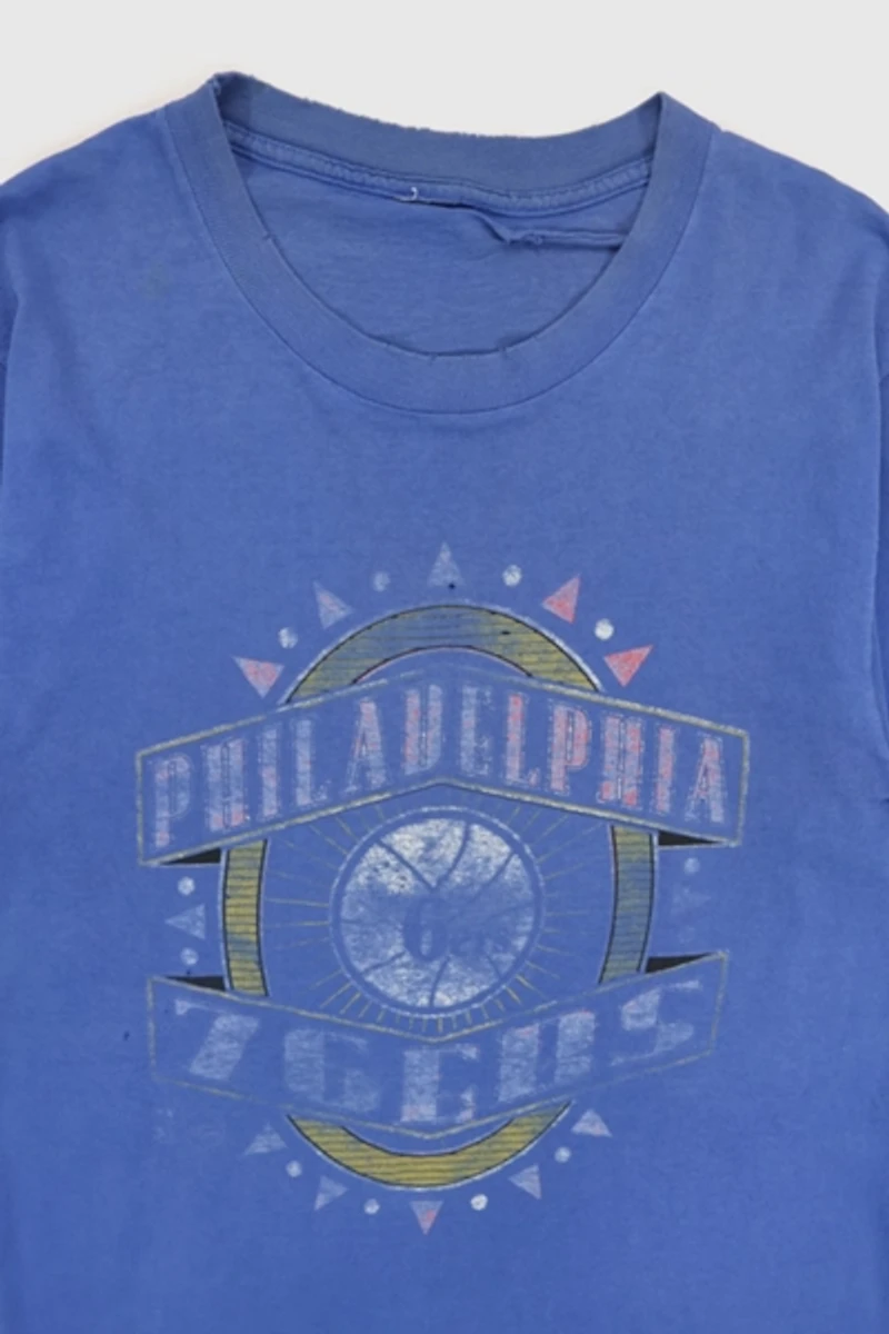 Vintage Faded Philadelphia 76ers Tee