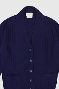 Vintage Blue Cardigan Sweater