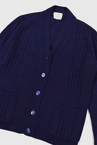 Vintage Blue Cardigan Sweater