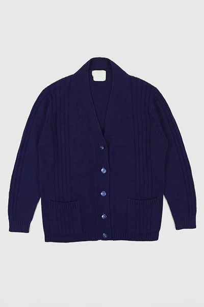 Vintage Blue Cardigan Sweater