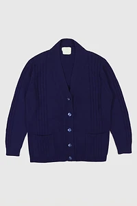 Vintage Blue Cardigan Sweater