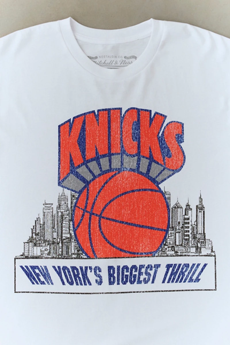Mitchell & Ness NBA New York Knicks Biggest Thrill Graphic Tee