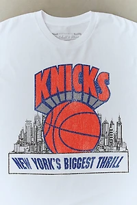 Mitchell & Ness NBA New York Knicks Biggest Thrill Graphic Tee