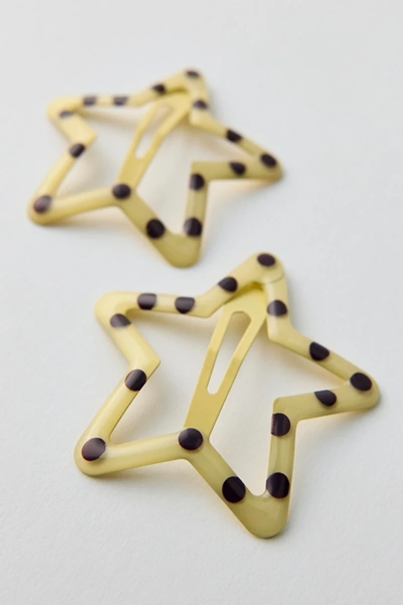 Large Star Snap Clips Set