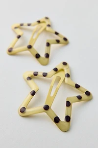 Large Star Snap Clips Set