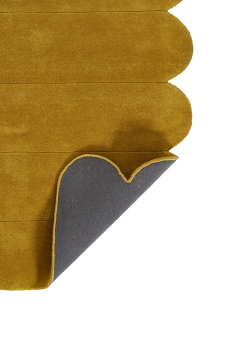 Brooks Scalloped Hand-Tufted Wool Rug
