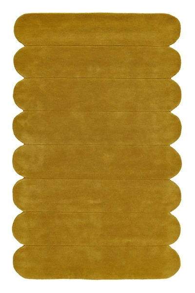 Brooks Scalloped Hand-Tufted Wool Rug