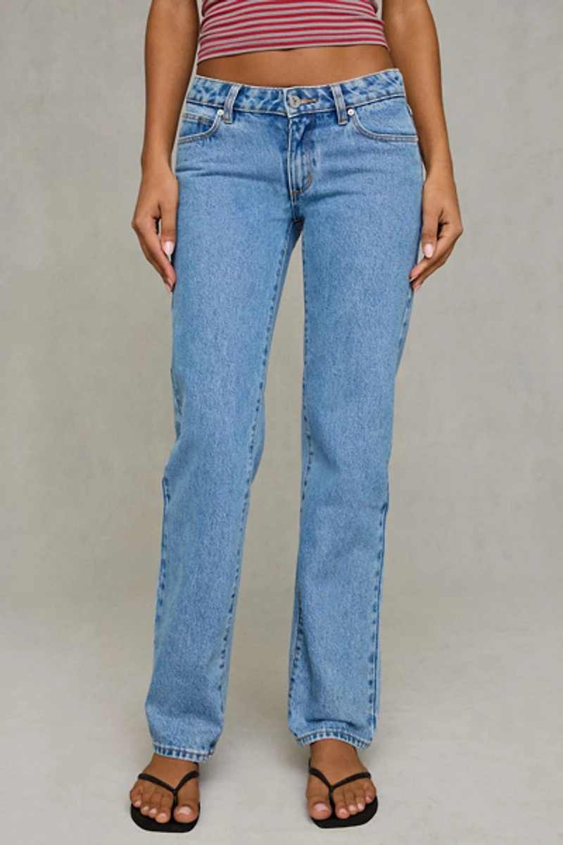 Abrand 99 Low-Rise Straight Jeans