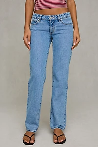 Abrand 99 Low-Rise Straight Jeans