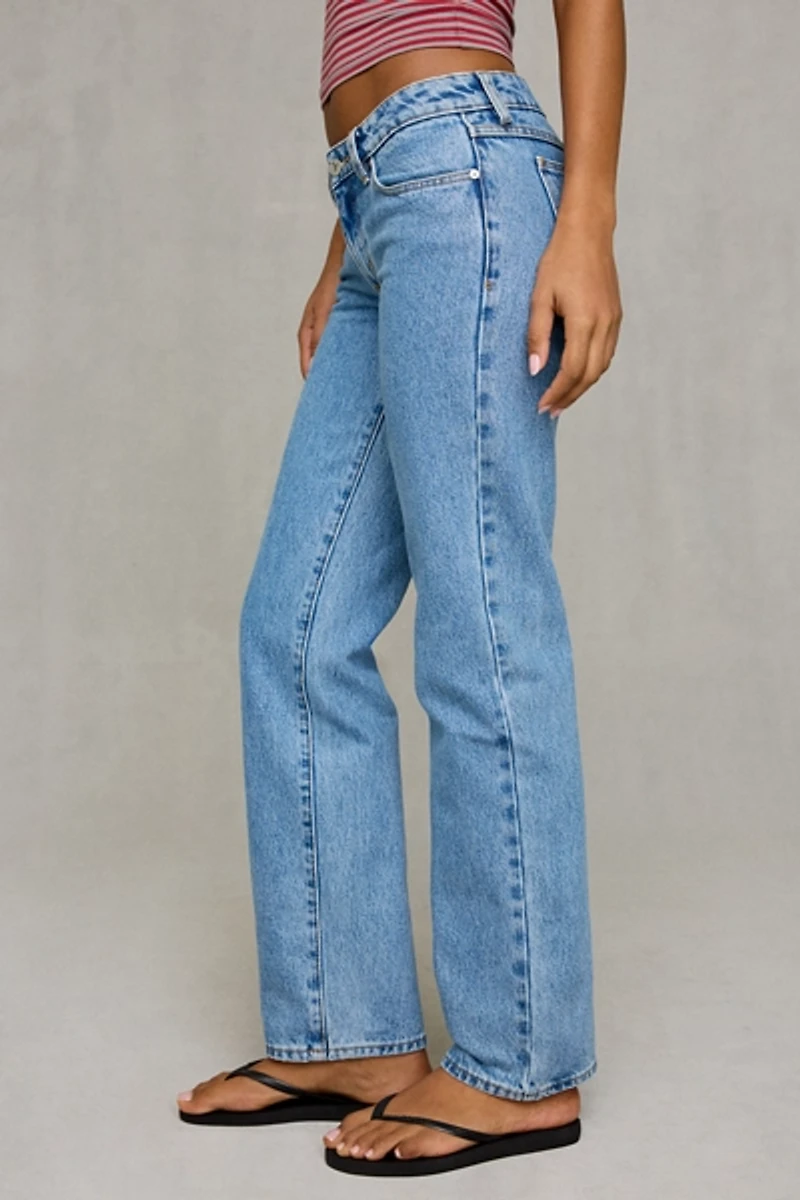 Abrand 99 Low-Rise Straight Jeans