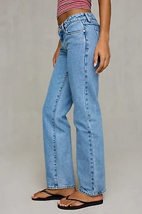 Abrand 99 Low-Rise Straight Jeans