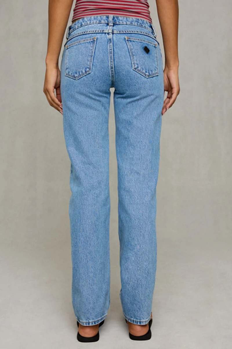 Abrand 99 Low-Rise Straight Jeans