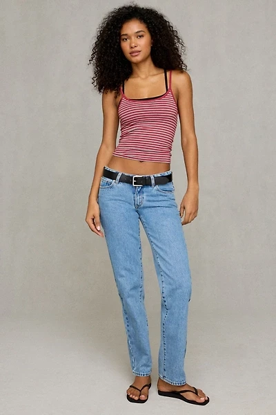 Abrand 99 Low-Rise Straight Jeans