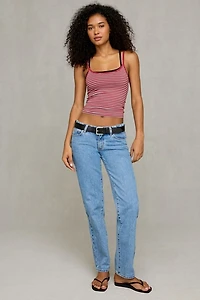 Abrand 99 Low-Rise Straight Jeans