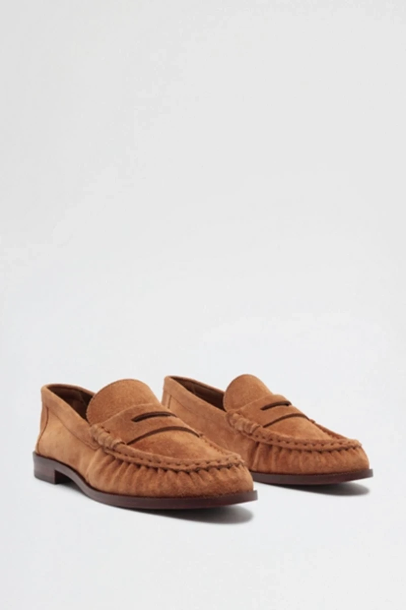 Schutz Tyche Suede Loafers