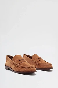 Schutz Tyche Suede Loafers