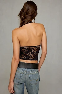 Kimchi Blue Lizette Sheer Lace Halter Top