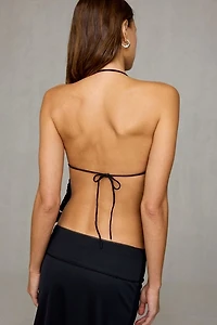 Kimchi Blue Yvette Open-Back Cowl Neck Halter Top