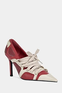 Azalea Wang Firestring Lace-Up Stiletto Pump