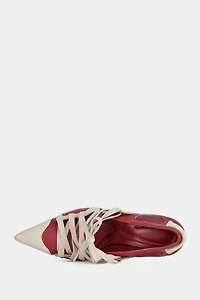 Azalea Wang Firestring Lace-Up Stiletto Pump