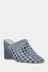 Azalea Wang Gwendolyn Knit Wedge Mule