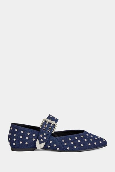 Azalea Wang Kennith Studded Ballet Flat