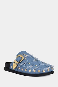 Azalea Wang Zale Studded Flat Mule